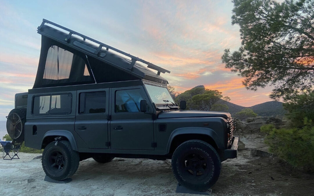 Land Rover Defender Camper, nur 170tkm & viele Extras