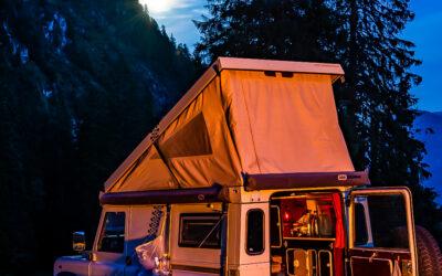 Land Rover Defender TD5 Expeditionsfahrzeug mit Hubdach