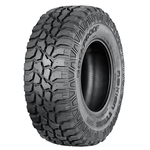 4 x Nokian Rockproof LT245/70 R 17 119/116Q auf 4×4 Triangular Felge schwarz ca. 7’km