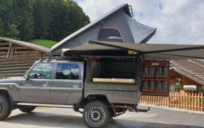 AluCab Canopy Aufbau