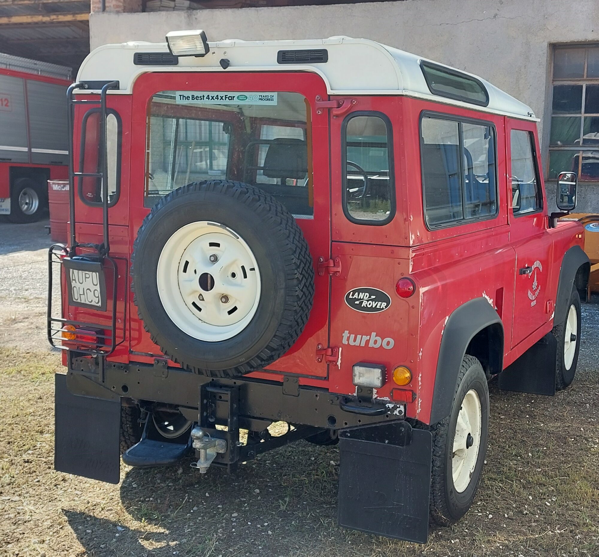 Land Rover Defender 90, ex Vigili del Fuoco Italia