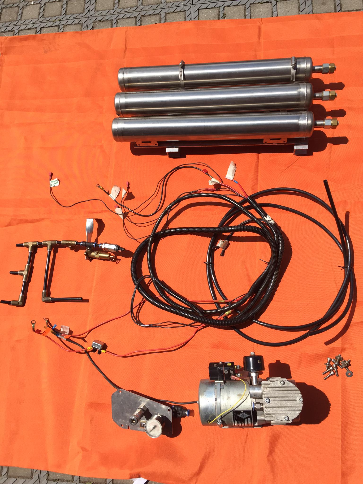 12V Pressluftsystem mit Tank