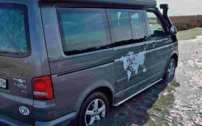 Einzigartiger Offroad Ausbau T5 California 4Motion mit neuem Motor