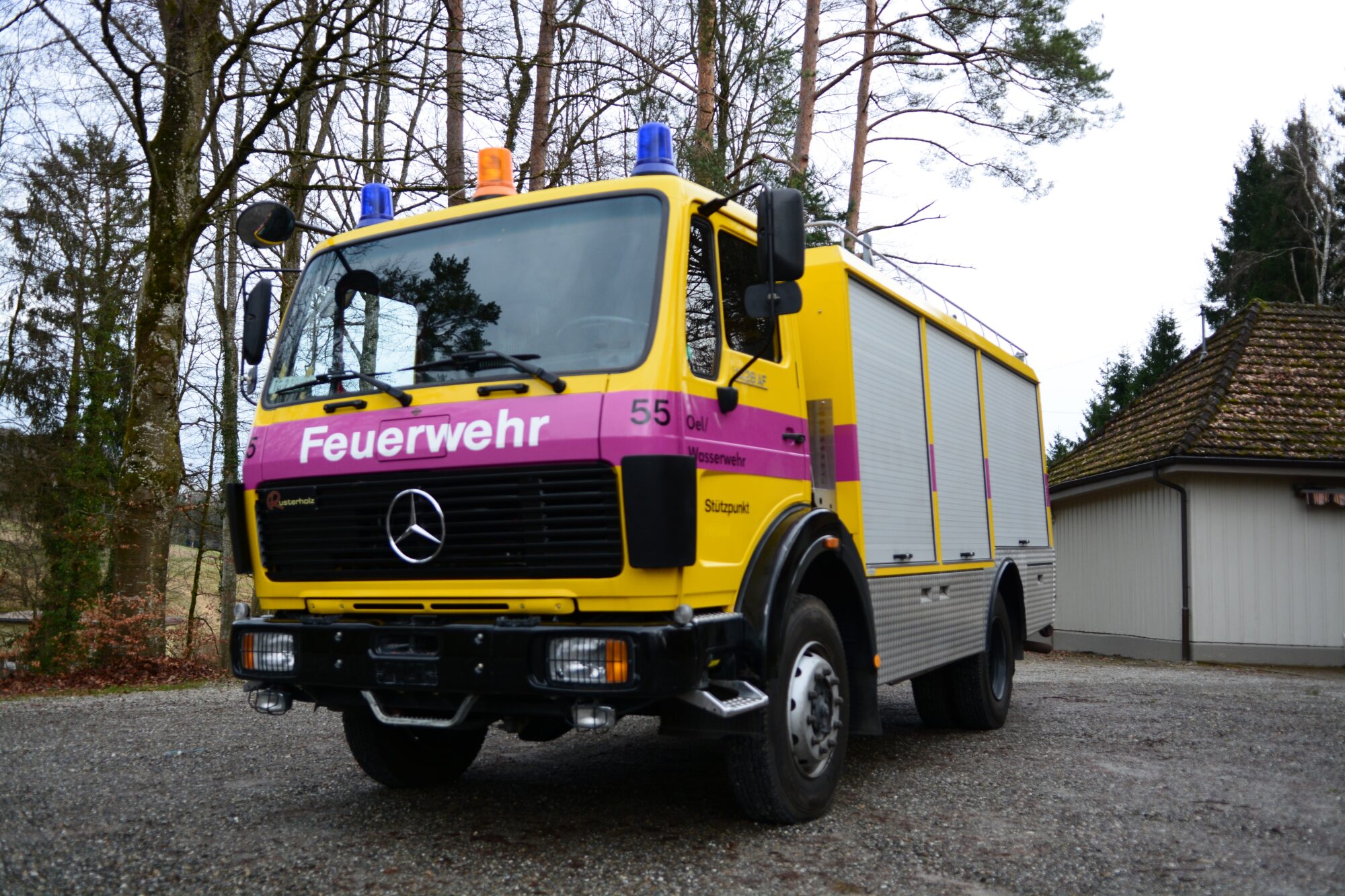 Mercedes Benz 1428AF 4×4 V8 in hervorragendem Zustand.