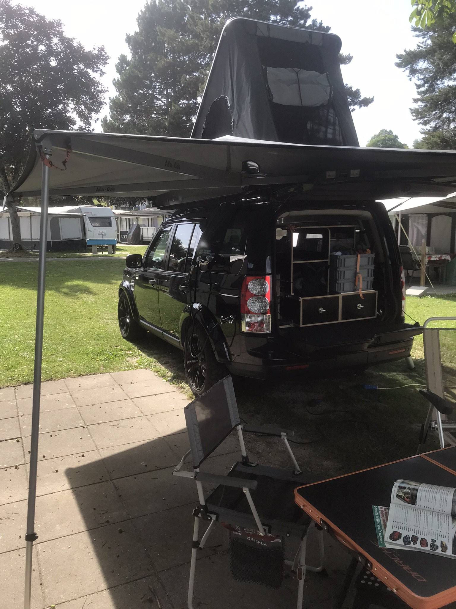 Land Rover Discovery 4 Dachzelt Camper mit Ausbau