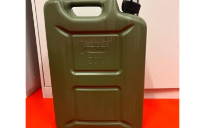 Kraftstoff-Kanister PROFI (UN) 20 L, mit altem Diesel gefüllt