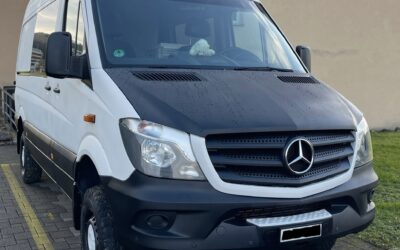 Sprinter 316 CDI, Facelift, 4×4, L2H2, 163 PS – komplett entrostet und neu lackiert