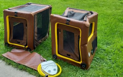 TAMI Backseat M – Hundebox aufblasbar mit Airbagfunktion