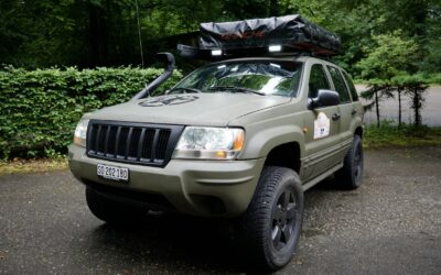 Jeep Grand Cherokee 2.7 CRD WJ (2005) mit Mercedes-Diesel, Dachzelt & Offroad-Umbauten