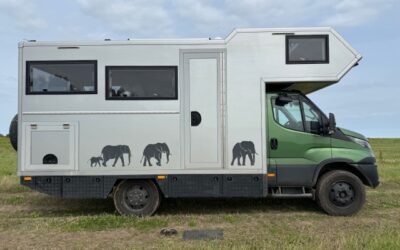 Iveco Daily 4×4 autark, Wohnkabine mit Alkoven