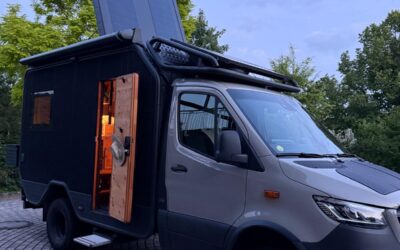 Zirbenbox auf MB Sprinter V6 4×4 Oberaigner Allrad – komplett autark
