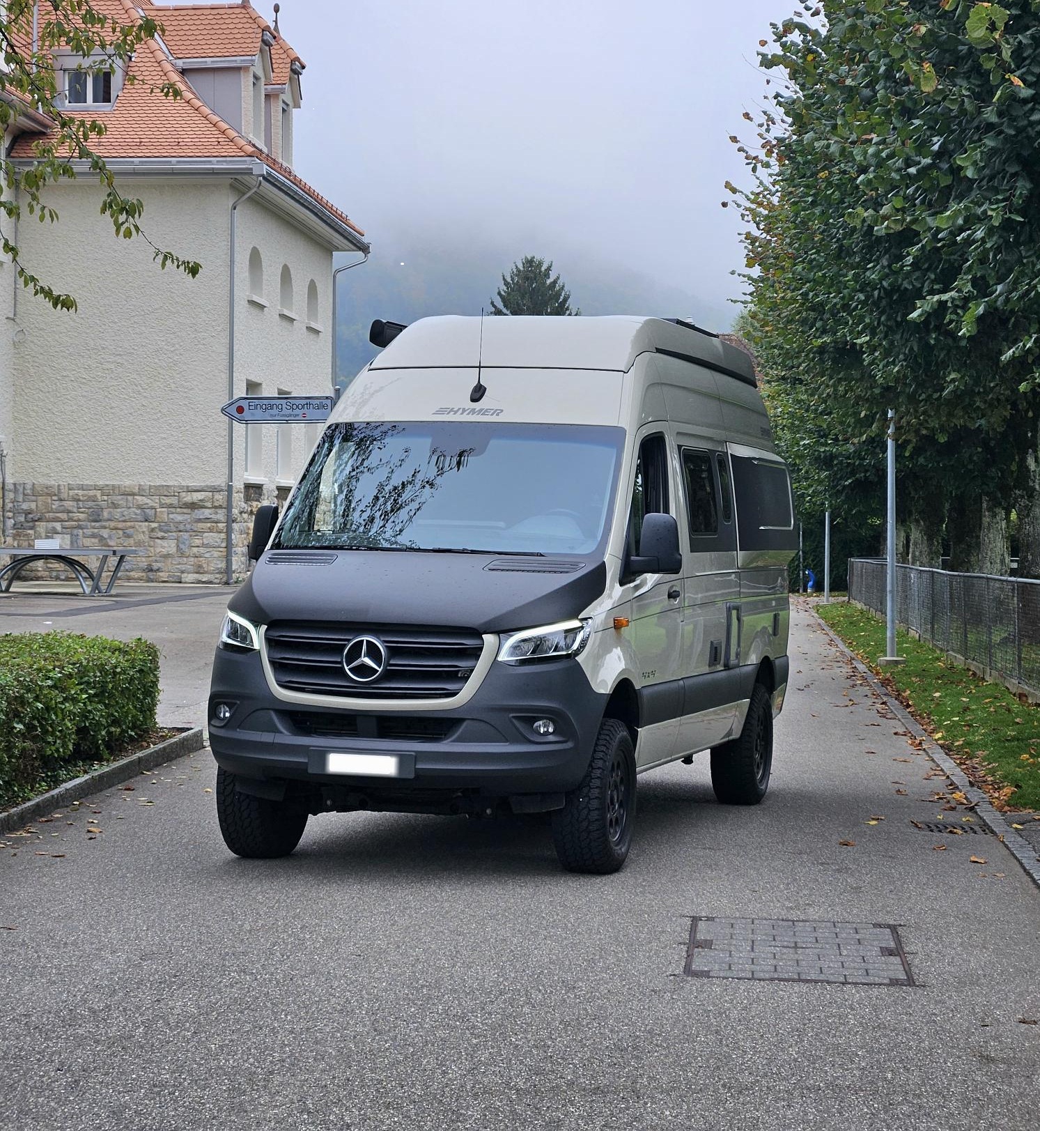 Hymer GCS 4×4 / Untersetzung / Hubdach
